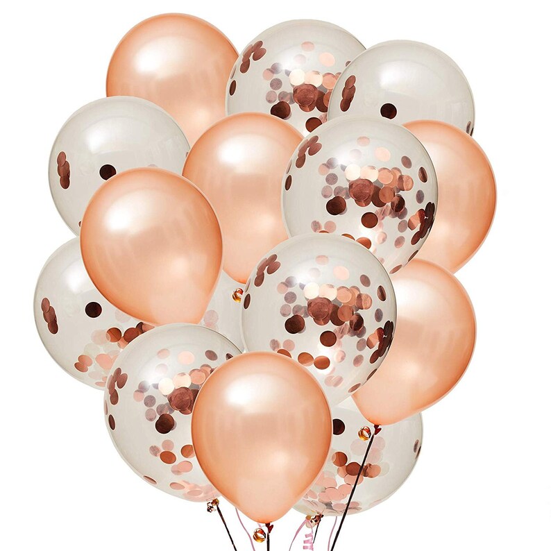 Rose Gold Party Decorations52 Piece Party Set Etsy