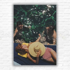 Stampa/poster di Slim Aarons Poolside At The Burgenstock Estate