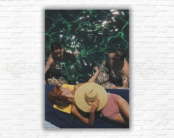 Slim Aarons Poolside At The Burgenstock Estate Print/Poster