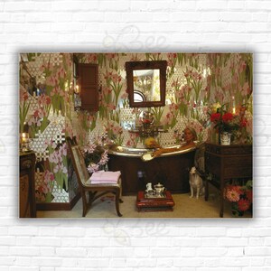 Slim Aarons French Bath Print/Poster - Joyce Pallardy relaxes at the Villa Macopa, the home of Mrs Andre Hammel in St Tropez, August 1977.