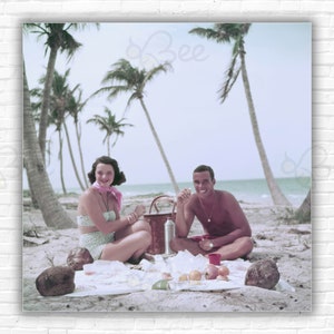 Stampa/Manifesto di Slim Aarons Peter Pulitzer - Peter Pulitzer, nipote del magnate della stampa Joseph Pulitzer, a Palm Beach, Florida, 1955.
