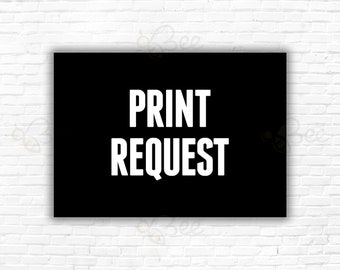 Request Rectangle Print/Poster