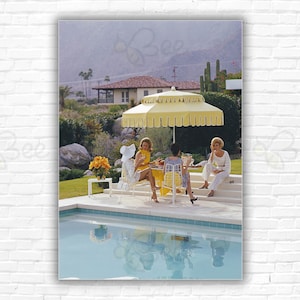 Impresión/póster de Nelda y sus amigos de Slim Aarons