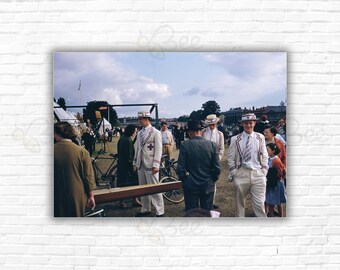 Slim Aarons  Henley Regatta Print/Poster - The Henley Regatta at Henley-on-Thames on the River Thames, circa 1955.