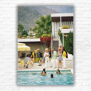 Tailliertes Poster/Poster von Richard Neutra in Palm Springs, Kalifornien, mit Abzügen und Abzügen