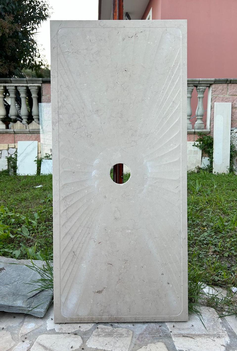 Receveur de douche en marbre