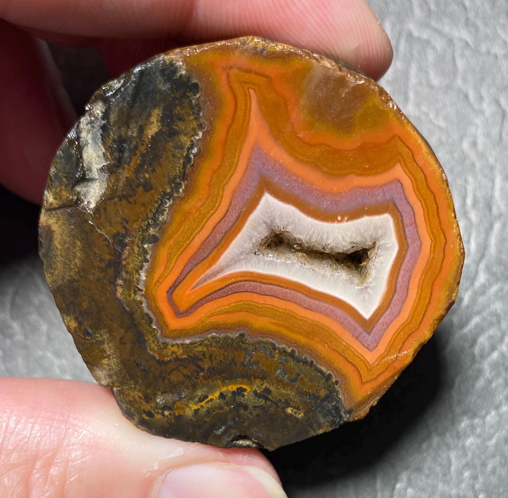 Large Rare China Natural Warring States Red Rough Agate Geode Quartz Crystal - 1kg 3 thumbnail image
