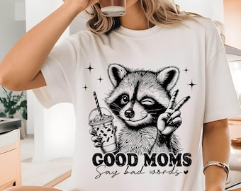 Zabawna koszulka dla mamy: Dobre mamy mówią złe słowa, Comfort Colors®