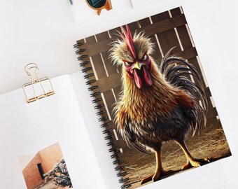 Meet Rufus | Rooster Tales (Spiral Notebook - Ruled)