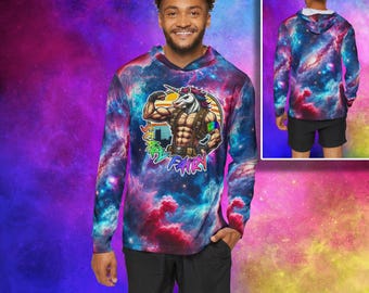 Scary Fairy (Men's Sports Warmup Hoodie (AOP))