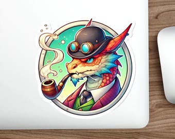 Cedric the Peaky Dragon (Die-Cut Stickers)