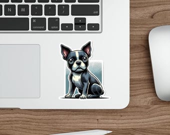 Buddy the Boston Terrier (Die-Cut Stickers)