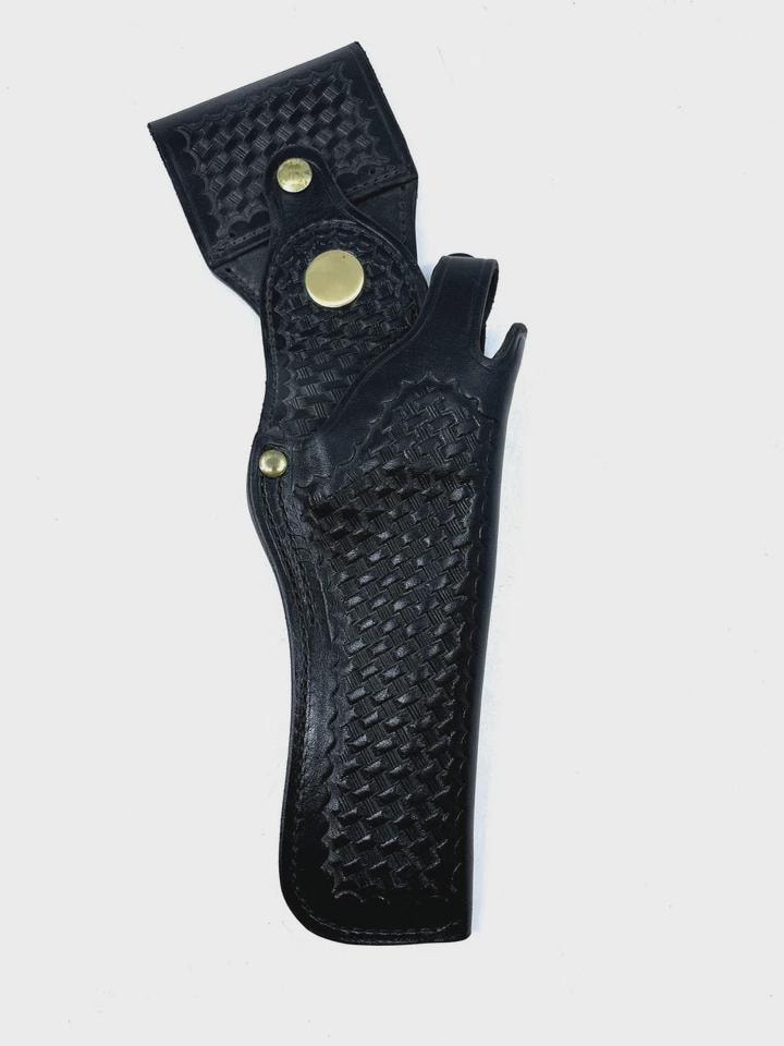 Tex Shoemaker Basketweave 47A Holster for Colt Python 6
