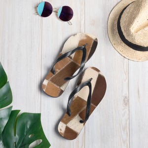 Elizabeth Taylor-inspirerade lapptäcksflip-flops