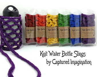 Water Bottle Slings, Over the Shoulder Beverage Carriers, WHOLESALE QUANTITY DISCOUNT, Packaged for Resale