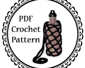 Water Bottle Sling PDF Crochet Pattern