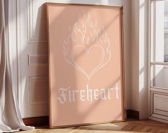 Throne of Glass Fireheart Poster
