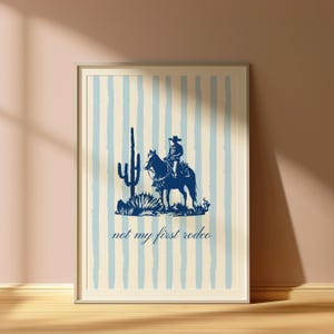 Póster &quot;No es mi primer rodeo&quot;