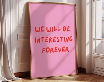 Interesting Forever (Little Women) Poster
