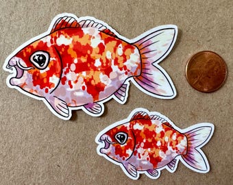 Fat Koi Vinyl Sticker