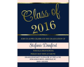 graduation party invitations etsy graduation invitation card