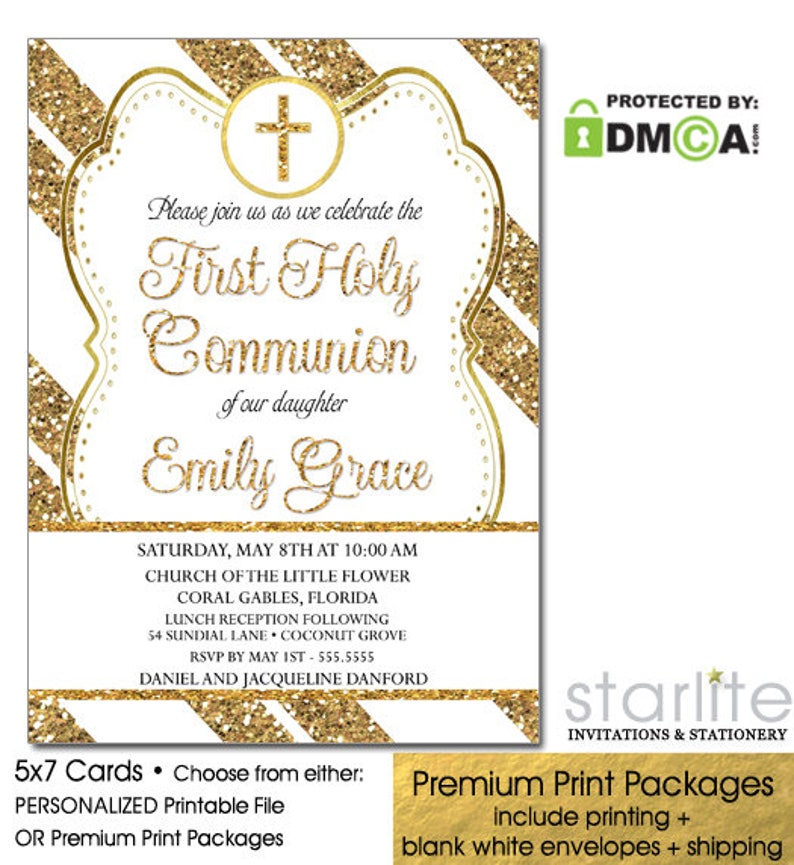 Initial Communion Invitation White and Gold, 1st Communion Invite Gold Glitter, Initial Communion Invitation Printable, Communion Invite Released photograph relating to Printable First Communion Invites identify To start with Communion Invitation White and Gold, 1st Communion Invite Gold Glitter, Initial Communion Invitation Printable, Communion Invite Published