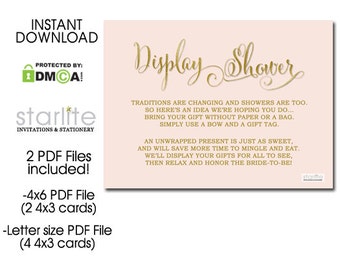 Bridal Display Shower Invitation Wording 5