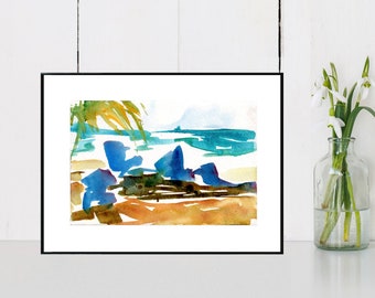 Beach No. 18 . giclee art print