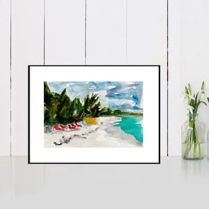 Beach No. 25 .   giclee art print