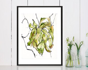 Leaves No 55 . giclee art print