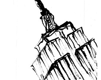 エンパイア・ステート・ビル 鉛筆画 il_340x270.3009733902_c9ar.jpg