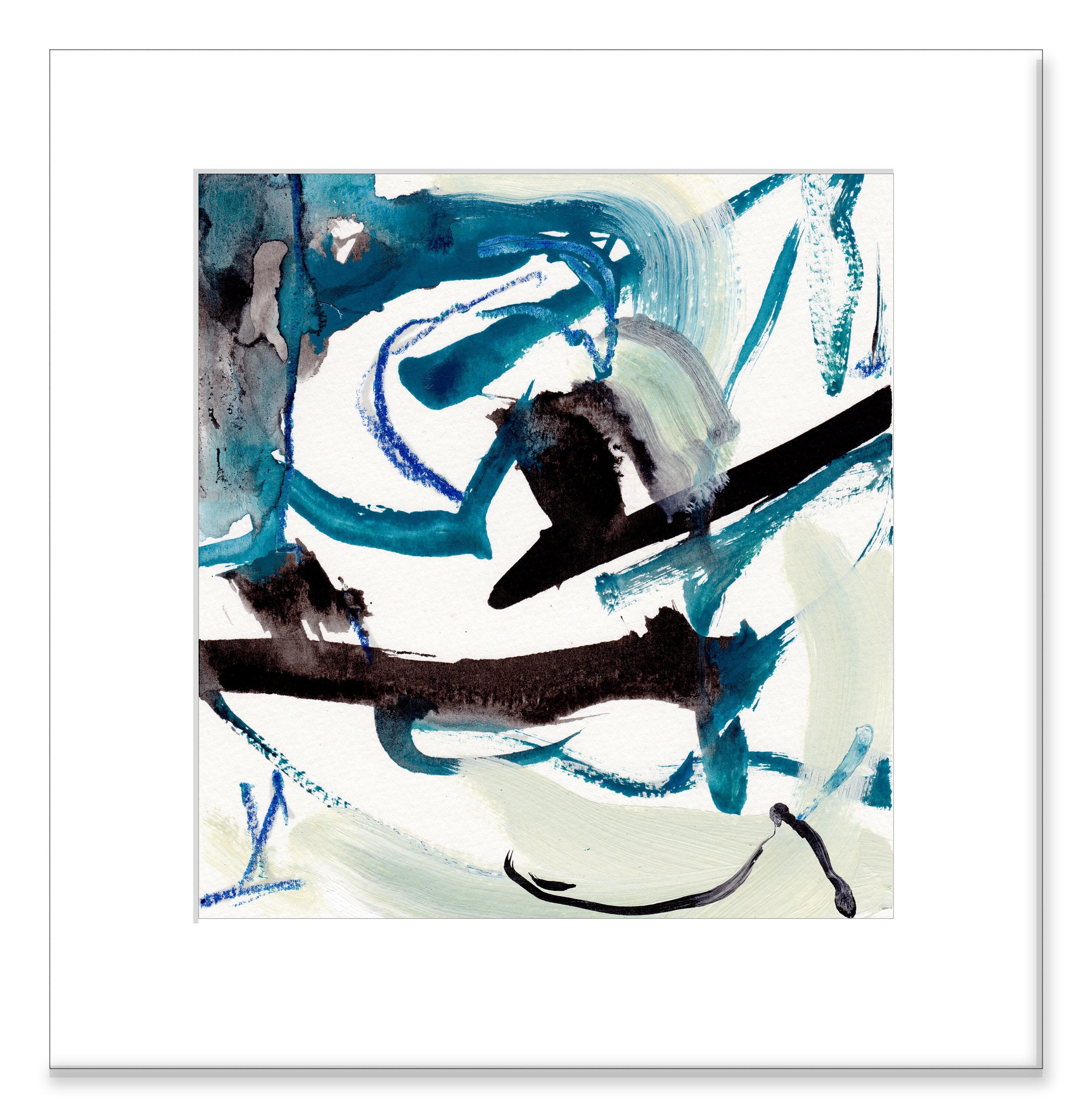 抽象アート作品 混合メディア 抽象アート作品 混合メディア 抽象的な水彩画の背景。カラフルな