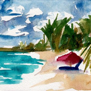 Beach No. 21 . giclee art print image 2