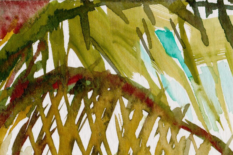 Palme Nr. 8. Kunstdruck Giclee Bild 4