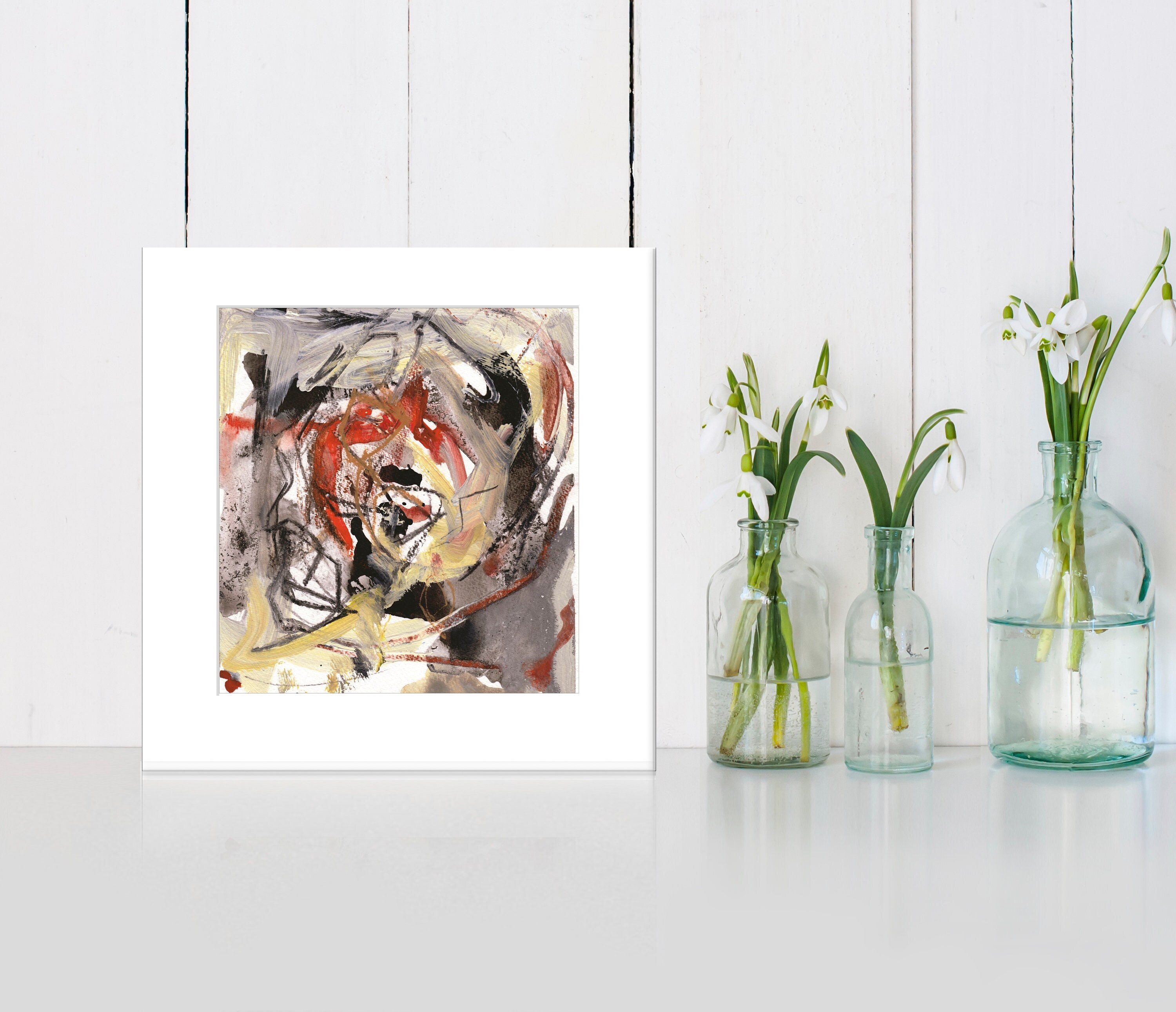 オリジナル抽象ミクストメディア - 7