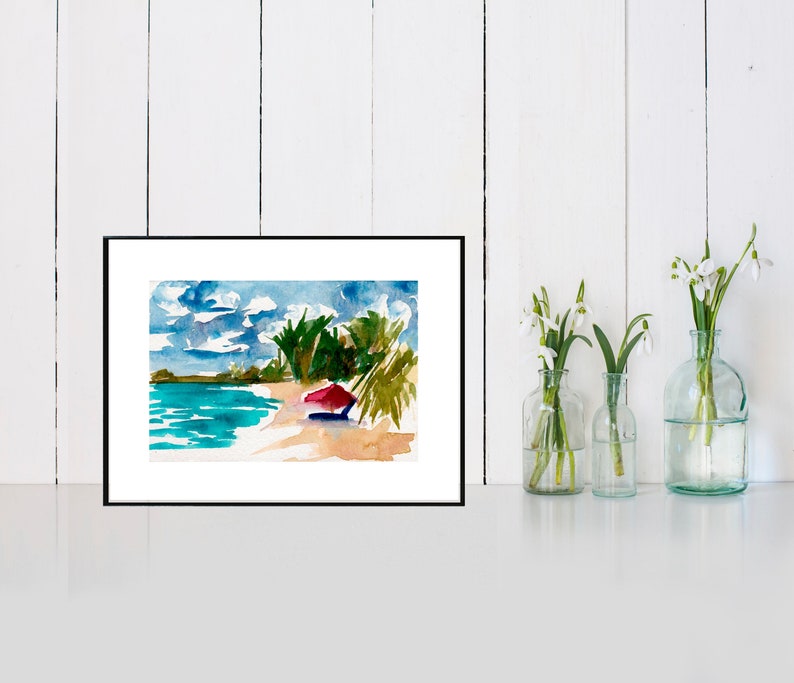 Beach No. 21 . giclee art print image 1