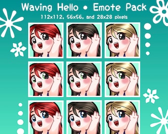 Emote Pack - Variants of Hair and Eye Colors