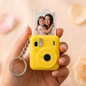 Benutzerdefinierte Mini-Kamera-Schlüsselanhänger, Familiengeschenke und benutzerdefinierte Photos.Jubiläumsgeschenk, Abschlussgeschenk, Rucksackanhänger, Muttertagsgeschenk für Mama