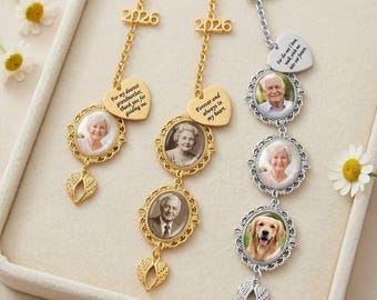 2026 Graduation Cap Photo Charm, Graduation Memorial Tassel, Tassel Photo, Memorial Graduation Cap Charm, Graduation Tassel Charm