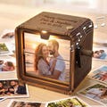 Personalized Photo Flipbook Animation Box with Music.Custom 8-16 Picture Album,Family Photo Gifts.Creative Anniversary Gifts for Him\/Her