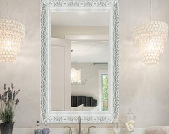 IKEA YPPERLIG White Metal Wall Mirror Design by HAY From 2017 - Etsy
