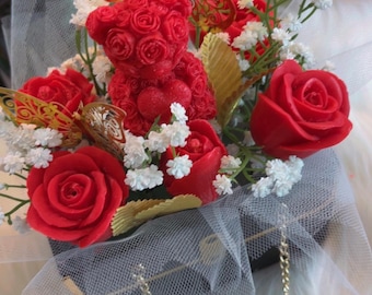 Love Bliss Flower Basket