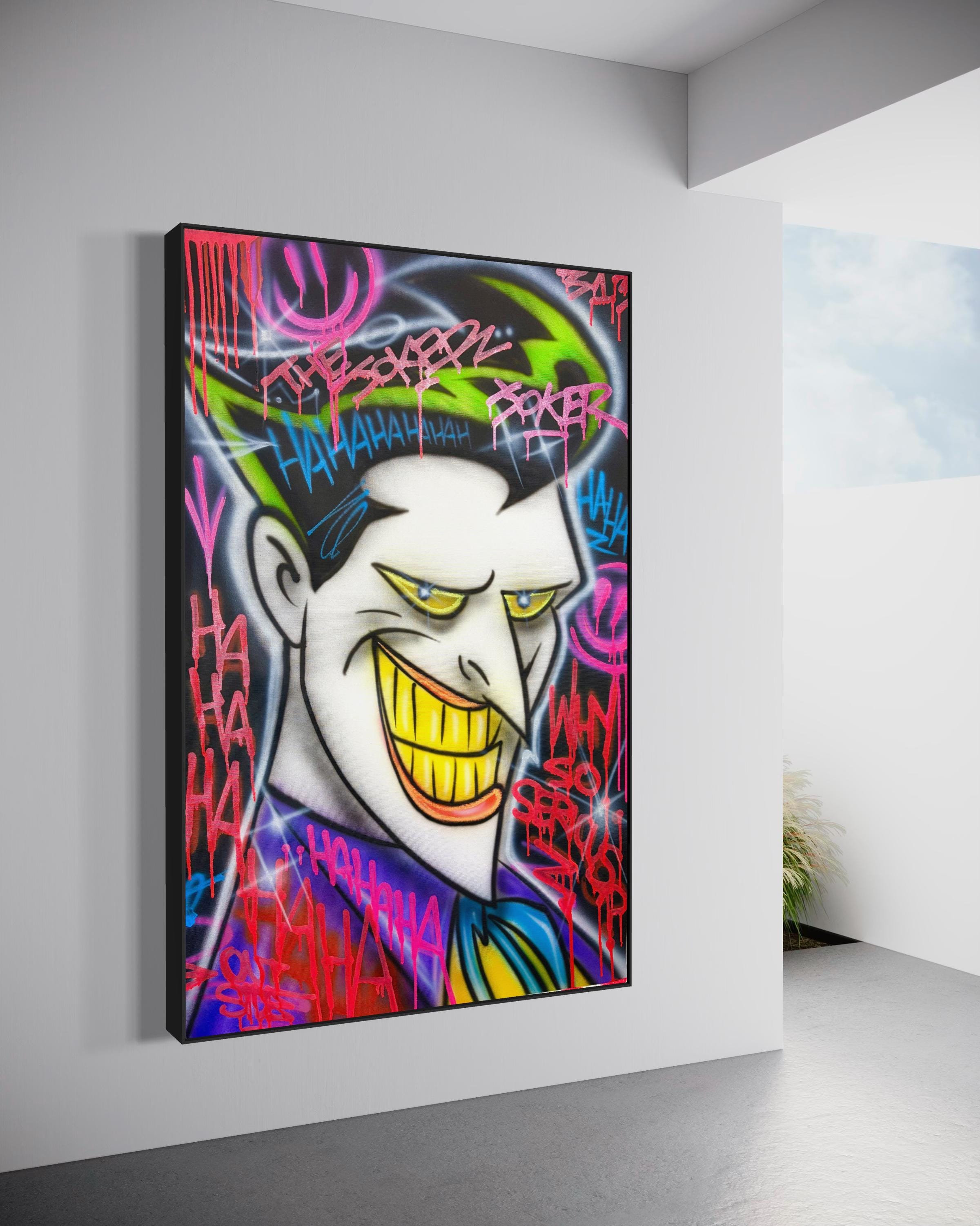 Joker Painting Original - Etsy