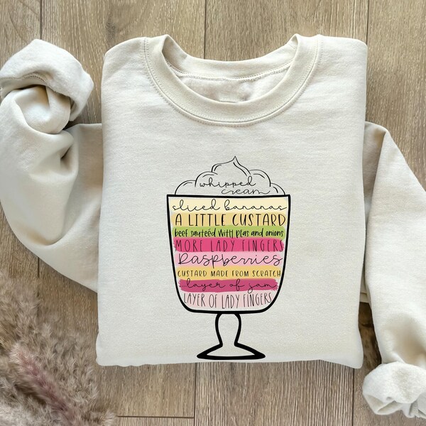Rachel's Trifle Shirt,Friends English Trifle Sweatshirt, Friends Thanksgiving Shirt,Friendsgiving Shirt, TV Friends Shirt,Thanksgiving Tee