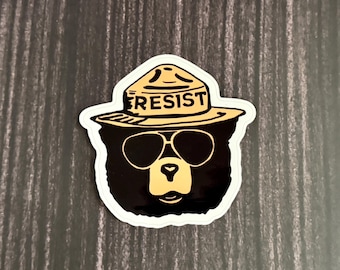 National Parks Support- Resist Sticker