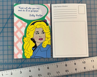 Dolly Parton 4x6 Postcard