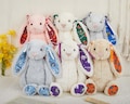 Personalized College Graduation Bunny Class of 2026, Custom Embroidered Grad Bunny with Name,College Graduation Gift