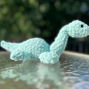 Loch Ness Monster Plushie, Nessie Plushie, Monster Stuffed Animal