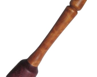 Wood Potato Masher of Cherry and Purpleheart/Affordable Gift/Handmade/Garlic and Vegetable Masher/Food Prep