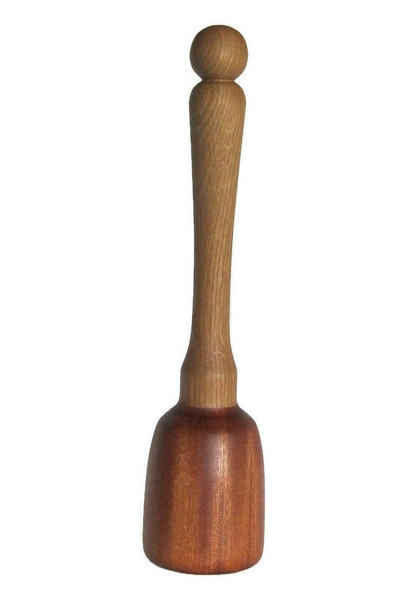 Wood Potato Masher/Sapele and White Oak/Pestle/Vegetable Masher/Kitchen Utensil/Bean Masher/Wooden Utensil image 9